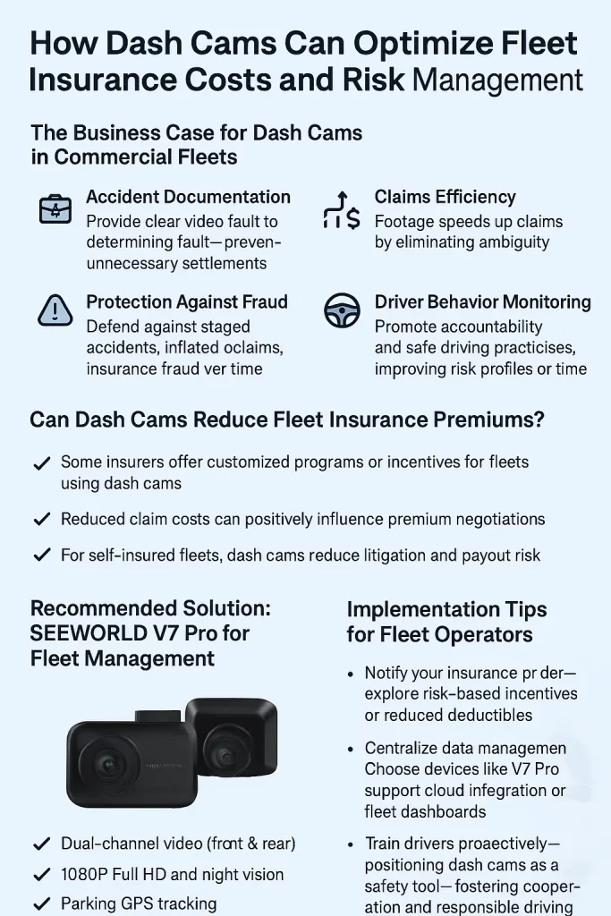 How Dash Cam Improves Fleet Insurance